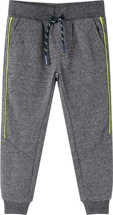 VidaXL Kinder-Trainingshose Grau Melange 116,Material: 80 (116)