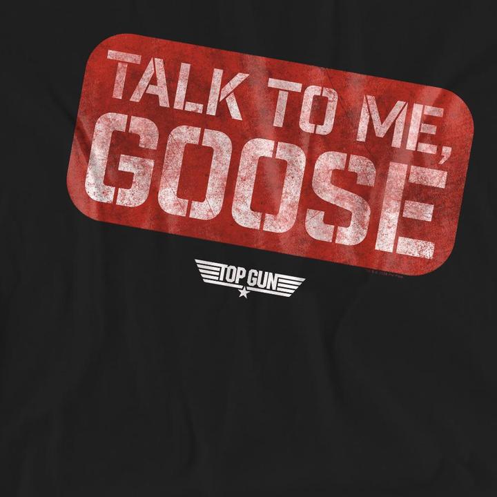 Actual product image Top Gun Unisex Adult Talk To Me Goose Stamp T-Shirt (S)