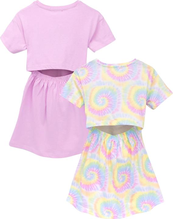 Produktbild Barbie TShirtKleid Rückenausschnitt Mädchen (2erPack) (146, 152)