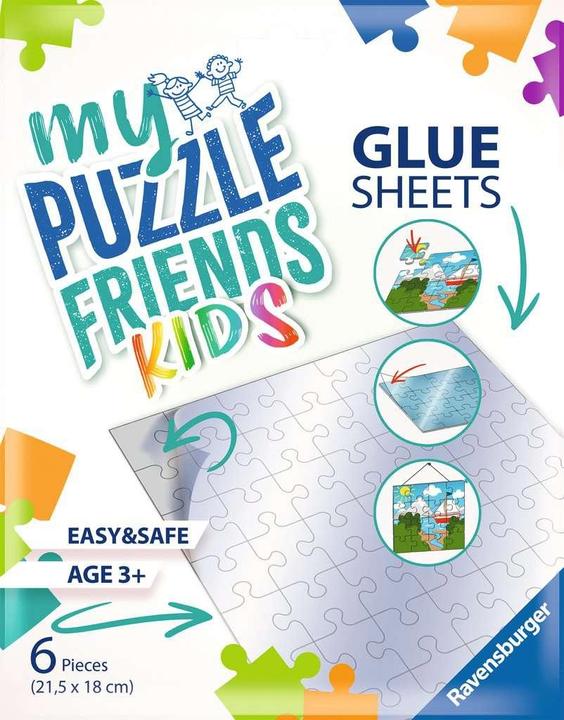 Image du produit Ravensburger Feuilles de colle My Puzzle Friends (6 pièces)