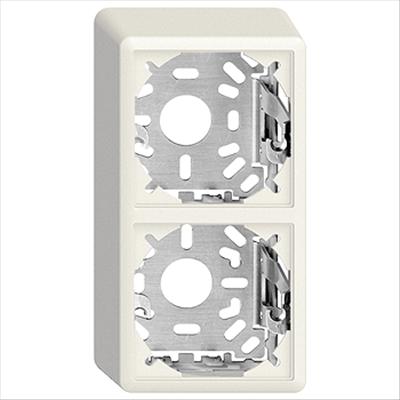 Image du produit Feller EdizioDue Boîtier + étrier de fixation pour FX Gr.2x1 AP H54