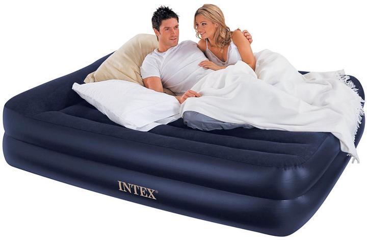 Immagine prodotto Intex Kit letto ad aria rialzato Queen Pillow Rest (160 x 200 cm)