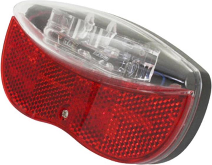 Produktbild P2R batteriebetriebene Fahrradbeleuchtung hinten am Gepäckträger 2 leds