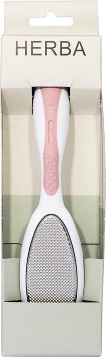 Actual product image Herba Foot rasp with coarse and fine file Softtouch pink