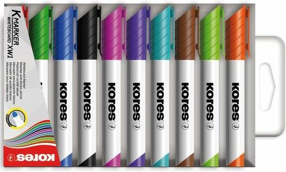 Produktbild Kores K-Marker Whiteboard (Pink, Violett, Türkis, Braun, Hellgrün, Orange, 3 mm, 6 x)