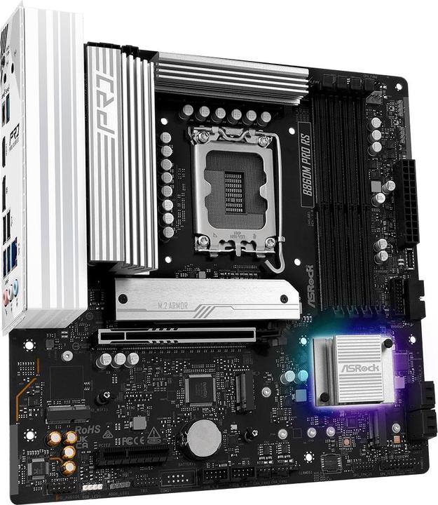 Produktbild AsRock B860M Pro RS DDR5 Intel S retail (LGA 1851, Intel B860, mATX)