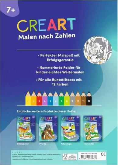 Image du produit Ravensburger Album de coloriage Malen nach Zahlen