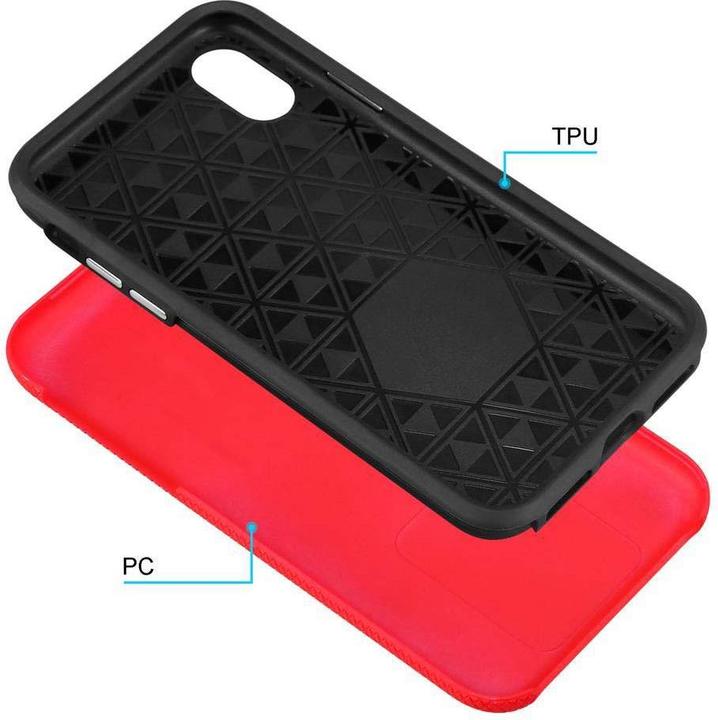 Actual product image Cadorabo Hybrid Triangle Cover (Apple iPhone X)