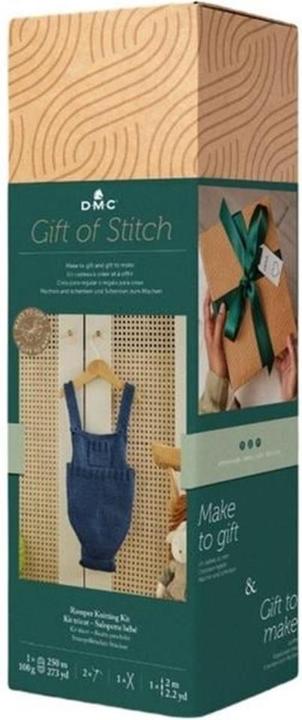DMC Gift of Stitch knitting set romper baby