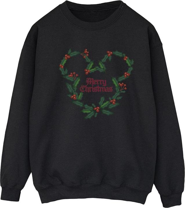 Immagine prodotto Disney Mickey Mouse Merry Christmas Holly Felpa Donna (L)