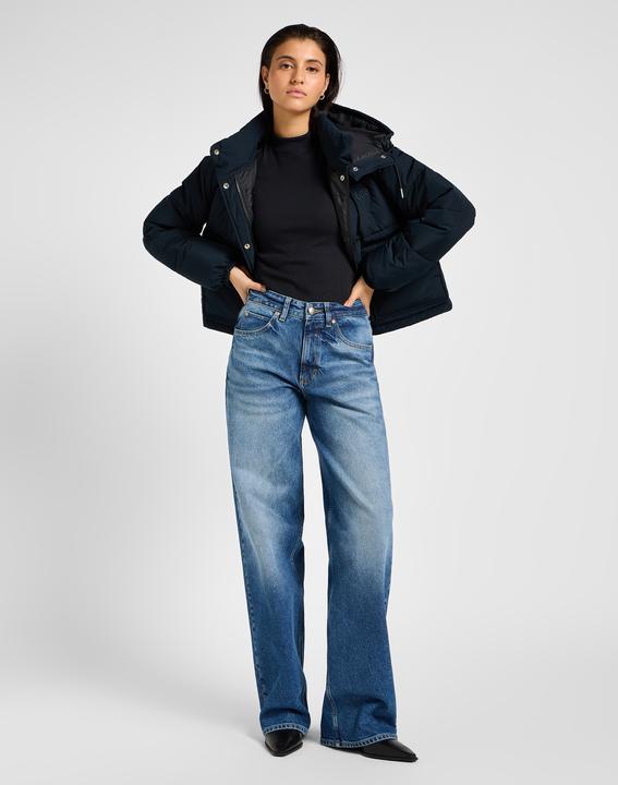 Actual product image Lee Quilted jacket Hooded Short Puffer (L)