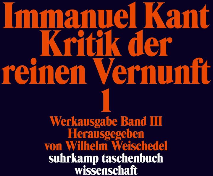 Actual product image Werkausgabe in 12 Bänden (German, Immanuel Kant, 1974)