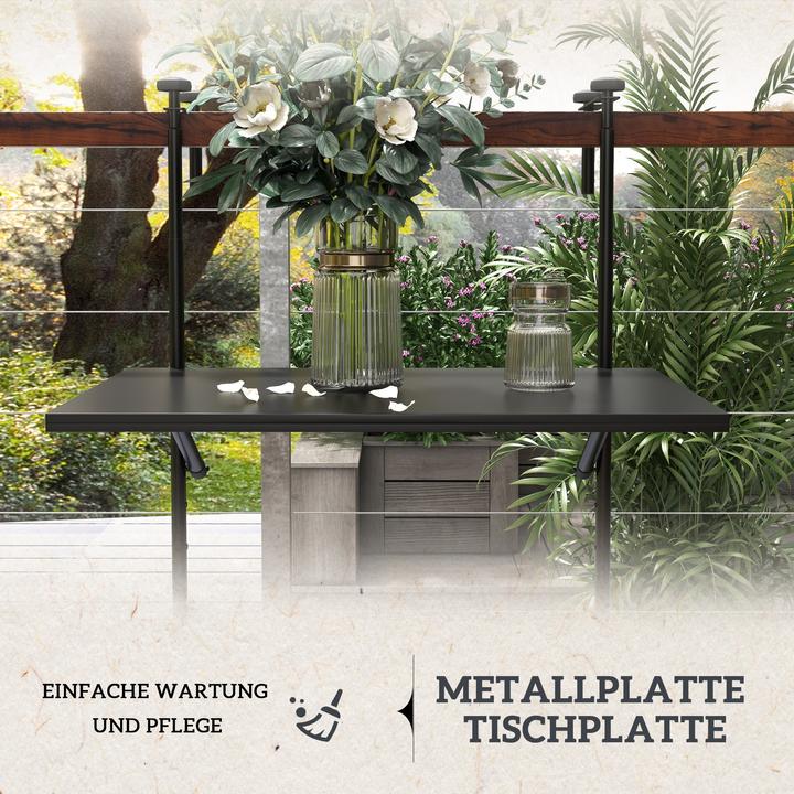 Produktbild Outsunny Balkon-Hängetisch (60 cm)
