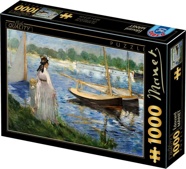 Produktbild D-Toys Puzzle 1000 pieces - Édouard Manet - The Banks of the Seine at Argenteuil (1000 Teile)