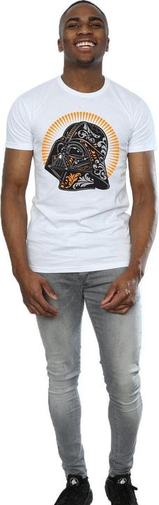 Actual product image Star Wars Mens Darth Vader Dia De Los Muertos T-Shirt (S)