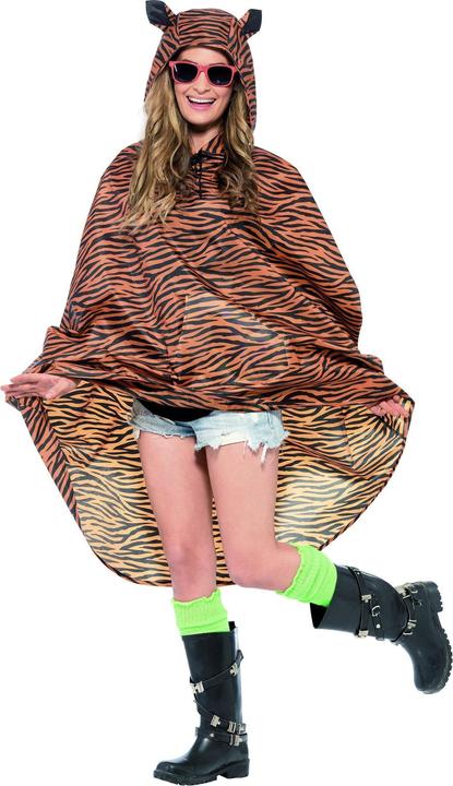 Actual product image Smiffys Tiger poncho (One size)