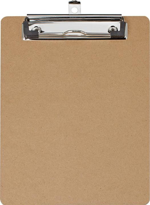 Produktbild Maul Klemmbrett MAULbasic, aus Hartfaser-Holz, DIN A5 hoch (16 x 24 x 1.5 cm)