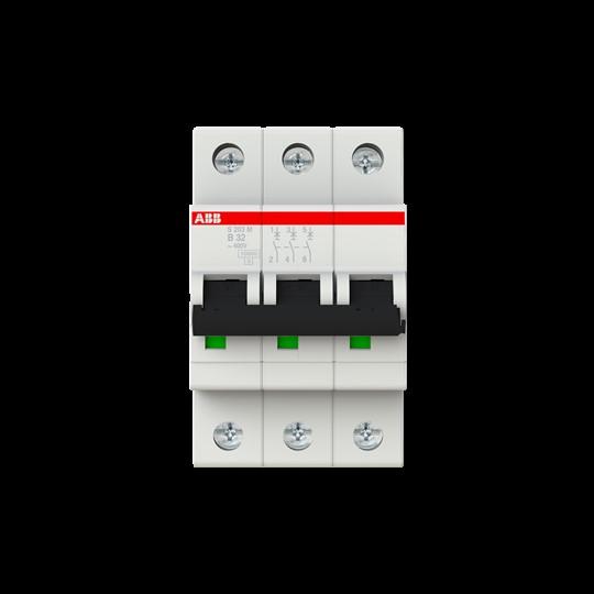 Actual product image ABB S203M-B32 Circuit breaker 32A pro M compact 3-pole