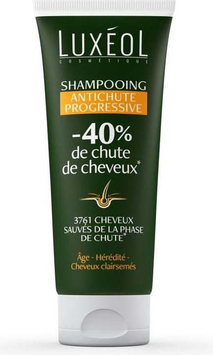 Luxéol Shampoo gegen fortschreitenden Haarausfall (200ml) (200 ml, Flüssiges Shampoo)