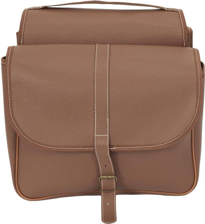 Actual product image Be Mix universal double bag imitation leather bicycle 20l (22 l, Luggage carrier bag)