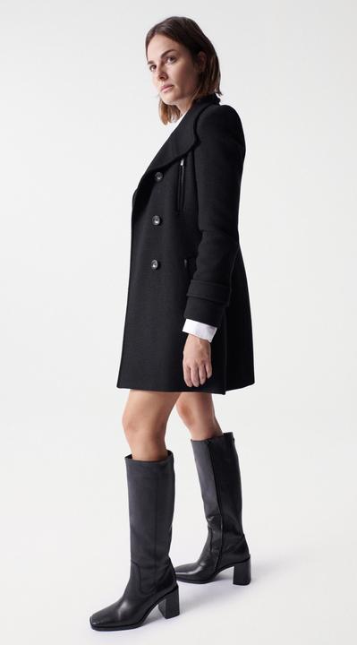 Actual product image Salsa Jeans Jackets Grace Long Woolen Coat (XL)