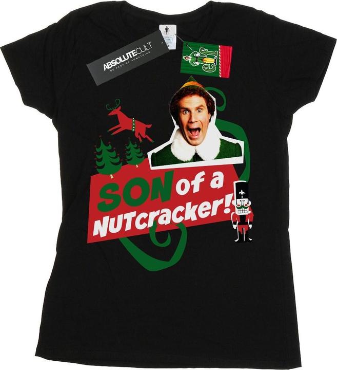 Immagine prodotto Elf Son Of A Nutcracker Maglietta Donna (XXL)