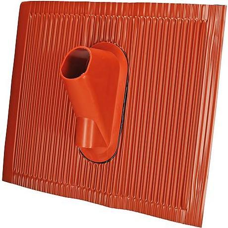 A.S. Sat Alu roof tile 50x45cm redwith cable entry (Other)