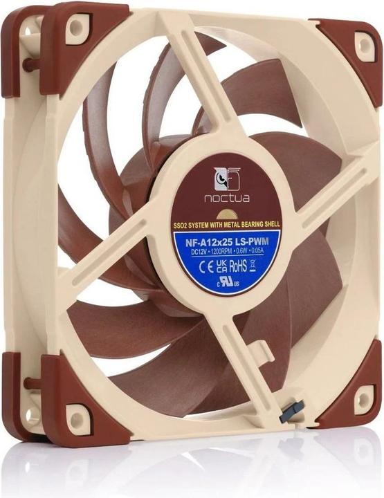 Actual product image Noctua NF-A12x25 LS-PWM fan (120 mm, 1 x)