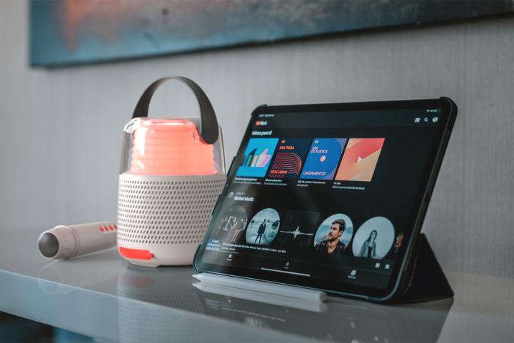 Actual product image Mobility on Board Karaoke speaker KS-80 grey (5 h, Electrical connection)
