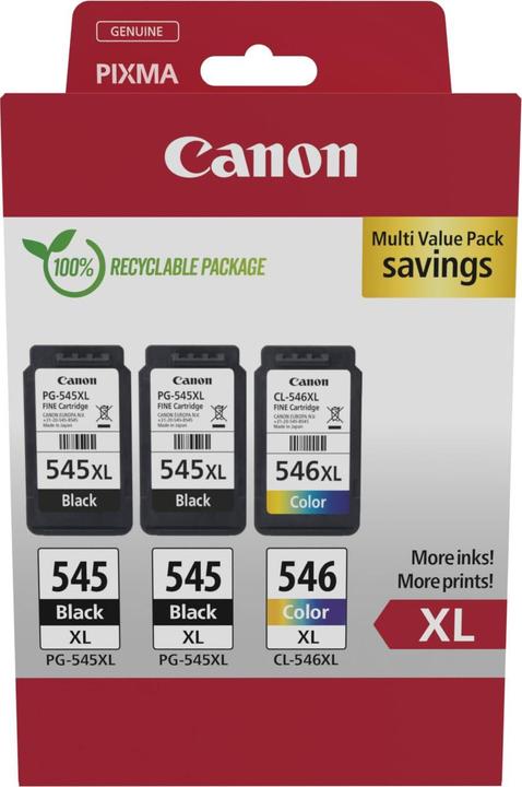 Canon PG-545XLx2/CL-546XL (M, BK, C, Y)