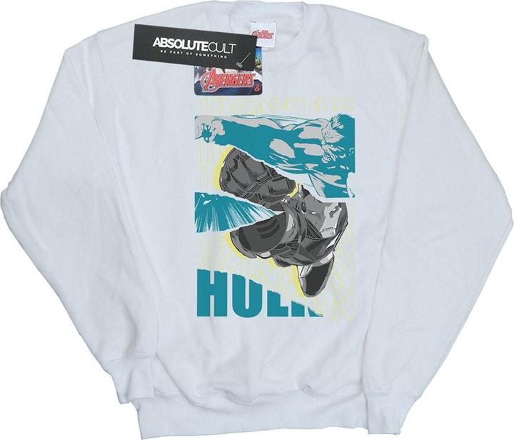 Avengers Iron Man And Hulk Collage Sweatshirt Jungen