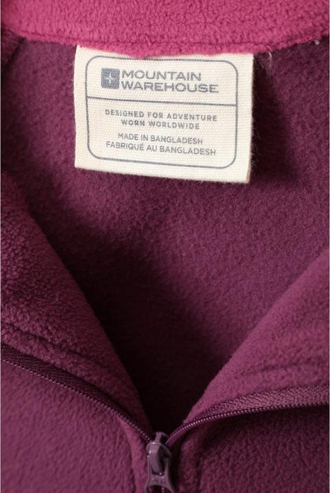 Actual product image Mountain Warehouse Womens/Ladies Montana Half Zip Fleece Top (46 D)