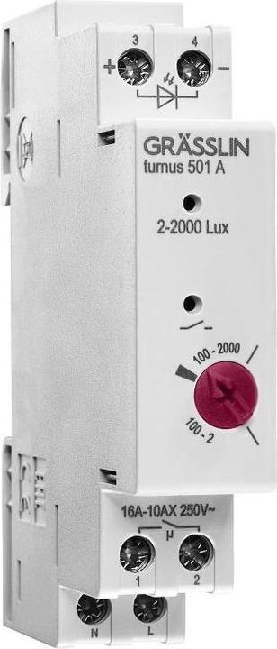 Actual product image Elbro REG twilight switch turnus 501 A, with brightness sensor, 1 S, 2600 W