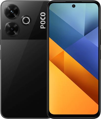 Actual product image Xiaomi Poco M6 (128 GB, Black, 6.79", Dual SIM, 108 Mpx, 4G)