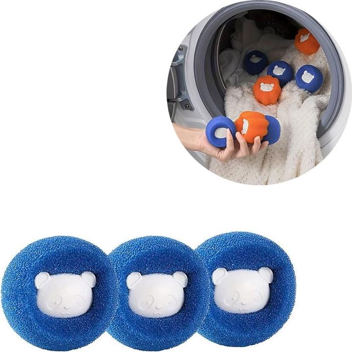 Produktbild Esmée Wiederverwendbarer Fussel Ball Tierhaarentferner für Waschmaschine / Trockner 3er Set