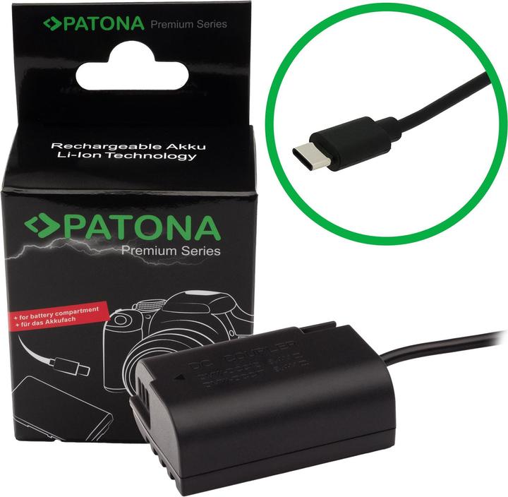Image du produit Patona Adaptateur de batterie d'entrée USB-C BLK-22 (Batterie)