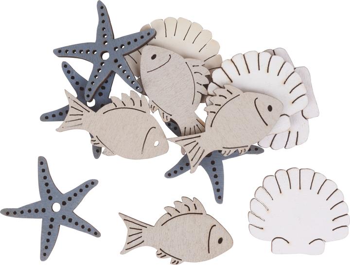 Image du produit Hobby Fun Mini-ustensiles Saupoudres de bois Maritim