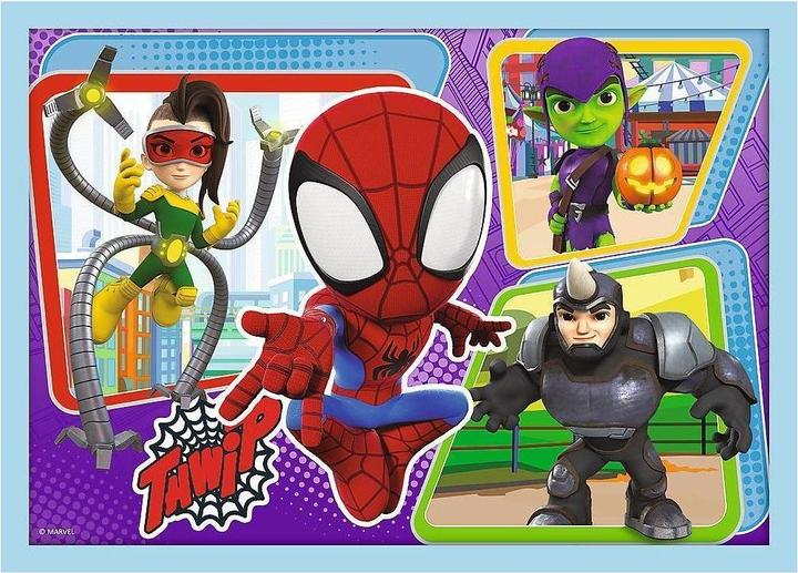 Produktbild Trefl 4 in 1 Puzzle - Marvel Spidey (71 Teile)