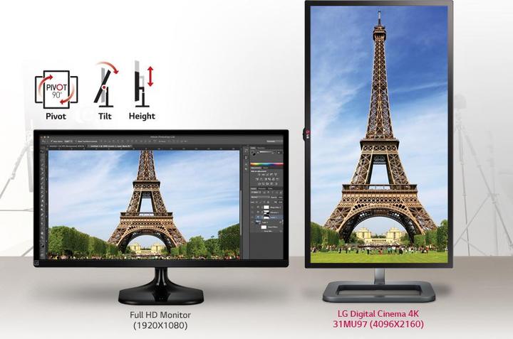 LG 31MU97-B Digital Cinema 4K (4096 x 2160 pixels, 31")