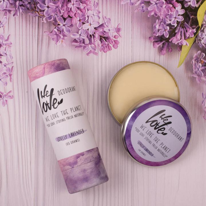 Actual product image We Love The Planet DEO-STICK - Lovely Lavender - Beguiling with wild lavender (Stick)