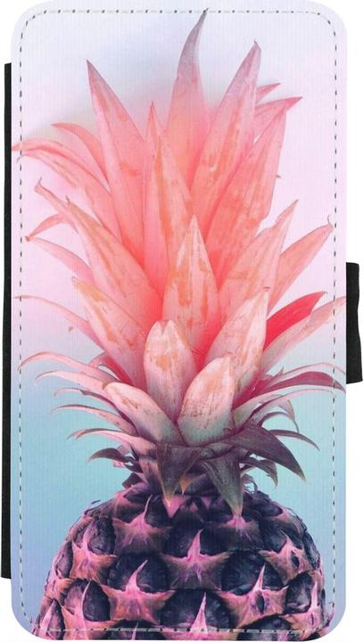 Immagine prodotto PhoneLook Portafoglio Coque noir Viola Rosa Ananas (Apple iPhone X)