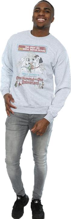 Produktbild Disney 101 Dalmatians Retro Poster Sweatshirt (M)
