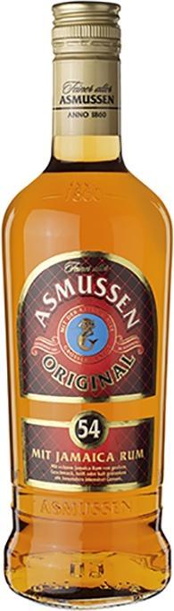 Actual product image Asmussen fine old rum from Jamaica