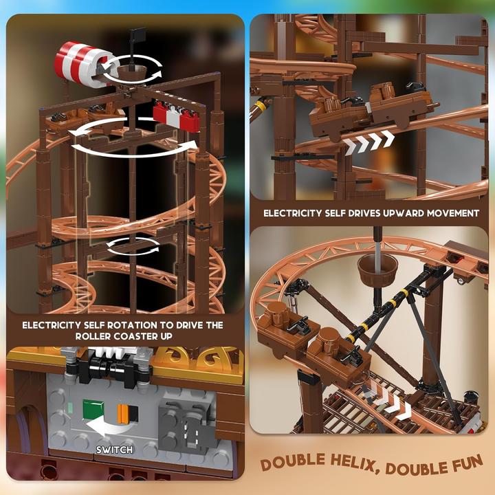 Immagine prodotto Mould King Montagne russe Double Helix - Nave piratesca