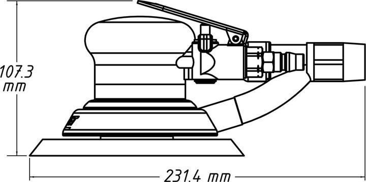 Immagine prodotto HAZET Smerigliatrice eccentrica 9033-2 (Levigatrici rotorbitali, 375 W)