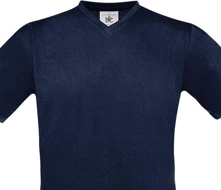 Actual product image B&C Mens Exact V Neck T-Shirt (XXL)