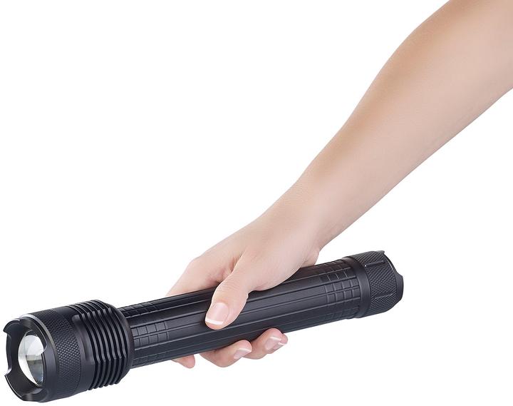 Image du produit KryoLights Lampe de poche LED Cree avec boîtier en aluminium et fonction SOS (31 cm, 3000 lm)