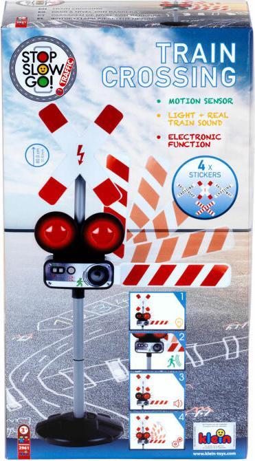 Actual product image Theo Klein level crossing with light and sound function