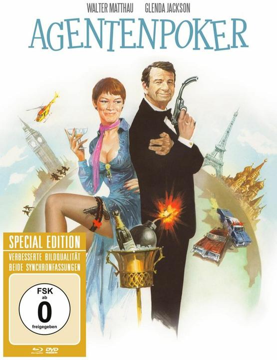 Immagine prodotto Plaion Agente Poker (edizione speciale, Blu-ray+DVD) (Blu-ray, DVD, Inglese, Tedesco)