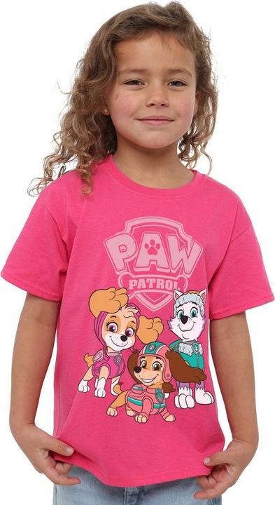 Produktbild Paw Patrol Mädchen Skye Justice & Everest Logo TShirt (128)